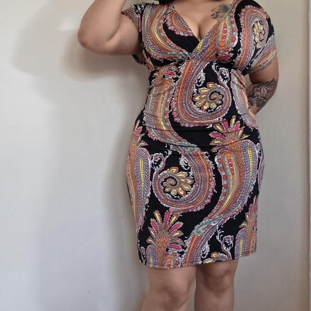 5th & Love Multicolor Paisley Mini Dress